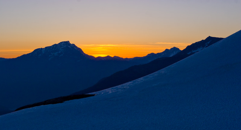 Sunrise Behind Jack Mountain